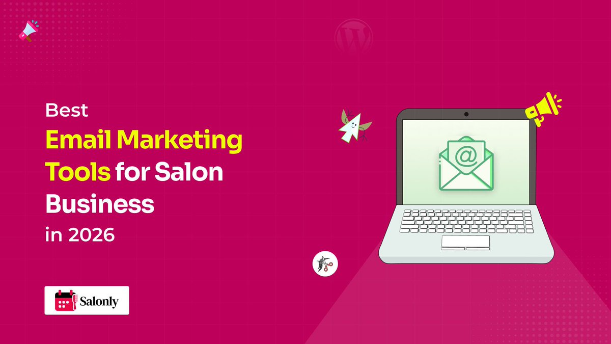 SalonlyOfficial's tweet photo. Email marketing helps salons turn one-time bookings into repeat clients.

Use it for:
✅ Rebooking reminders
✅ Seasonal offers
✅ Birthday messages
✅ Aftercare tips
✅ Review requests
✅ Inactive client follow-ups

https://t.co/vt535Z0aYi

#SalonMarketing #EmailMarketing https://t.co/ZLTHD2tdnb