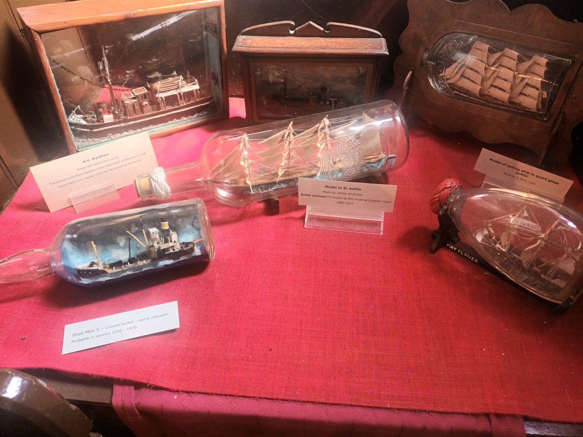 cobhmuseum's tweet photo. There is no cruise liner in today, but we thought we'd post an image of one of our displays. A series of ship models. Highlighting the link that our proud town has with the many ships that come to port. To see more maritime exhibits, come on over to us! https://t.co/qtJx9zE6Oq