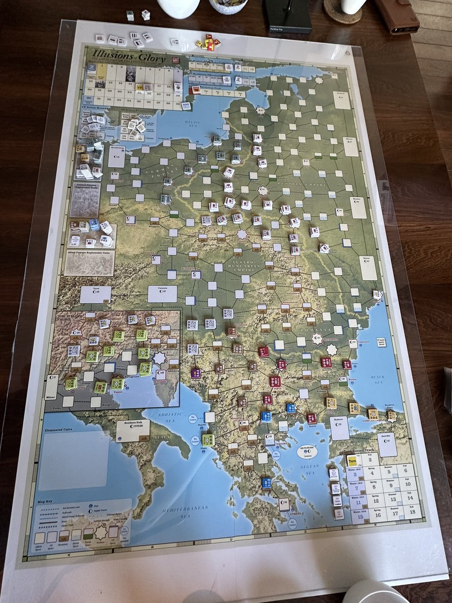 luba's tweet photo. Illusion of Glory. New edition map. From @gmtgames https://t.co/xRq4Ou5f6W