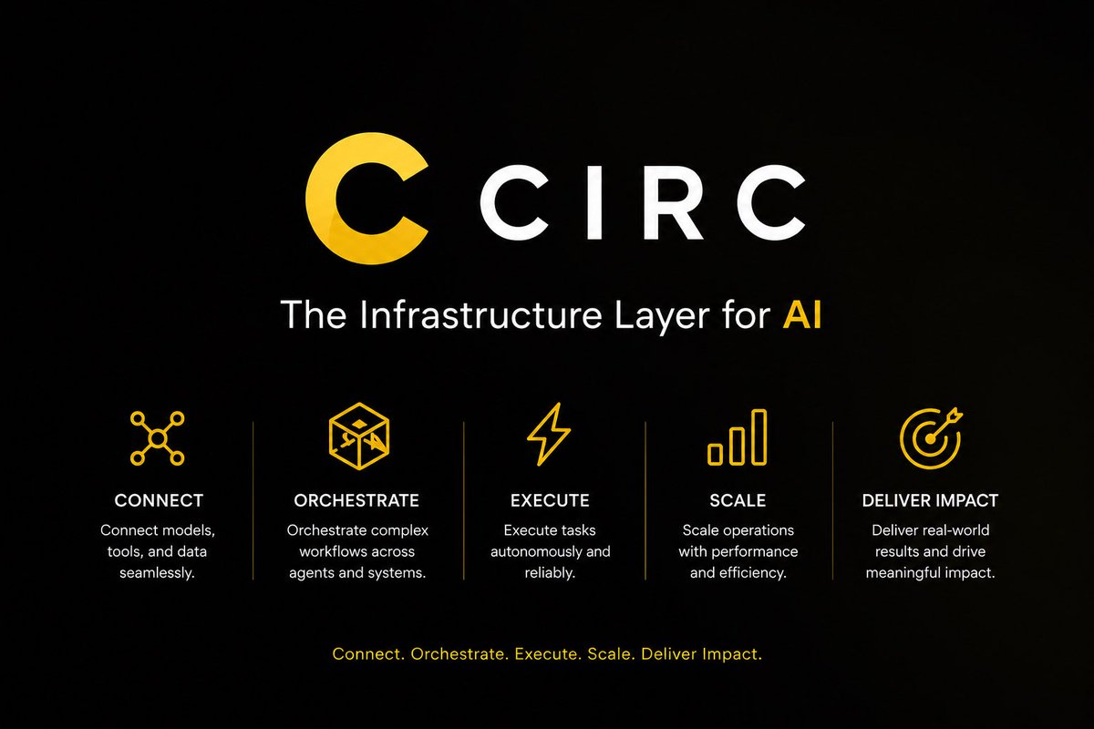 CryptoLee002's tweet photo. The next generation of AI won’t be defined by model quality alone.

It will be defined by the infrastructure that enables secure inference, distributed compute, agent coordination, and seamless value transfer.

That’s the layer $Circ is building.

As decentralized AI matures, the projects solving orchestration and execution—not just inference—will be the ones that unlock real-world scale.
@CircuitLLM