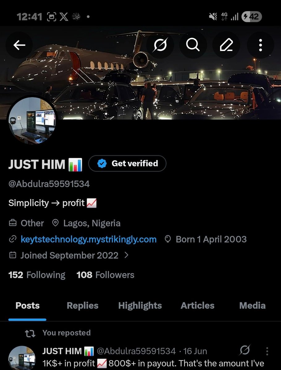 JUST HIM 📊 tweet media