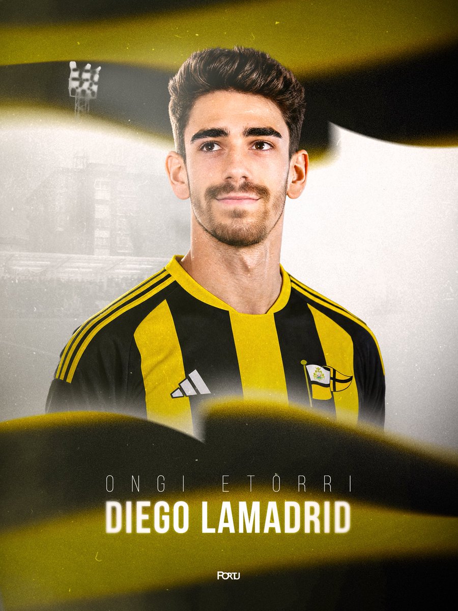 clubportugalete's tweet photo. 𝗙𝗜𝗖𝗛𝗔𝗝𝗘 | Diego Lamadrid, nuevo jugador del Portu

El centrocampista llega procedente del @SestaoRC tras disputar 25 partidos oficiales la pasada temporada en #SegundaFederación. https://t.co/KNrNOVXBfX