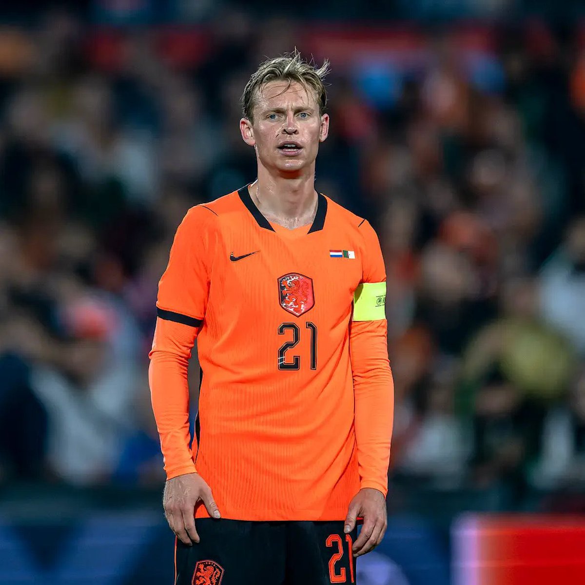 MesBlaugrana's tweet photo. Frenkie de Jong a disputé le match face au Maroc alors qu’il était blessé.

Certaines informations indiquent qu’il aurait joué ses deux derniers matchs (Tunisie et Maroc) sous l’effet d’injections antidouleur.

[@ferrancorreas] https://t.co/gsyas9jo9o