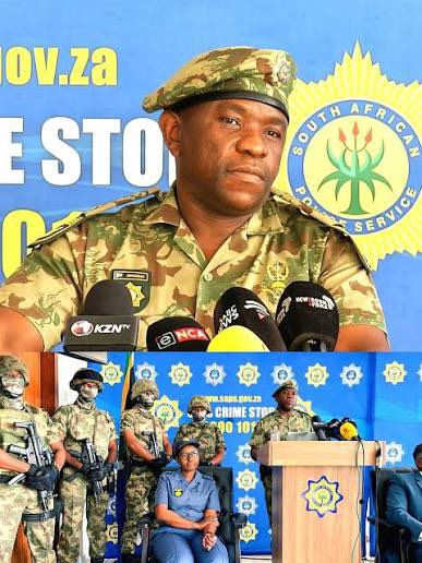 JThundy's tweet photo. This day will forever be embedded in our country's history. Our sincere gratitude to General Nhlanhla Mkhwanazi and his courageous team. SA is indebted to you for your bravery, selfishness and integrity. You have inspired many to uphold the law and put South Africa first ‼️‼️ https://t.co/JoRipuB38C