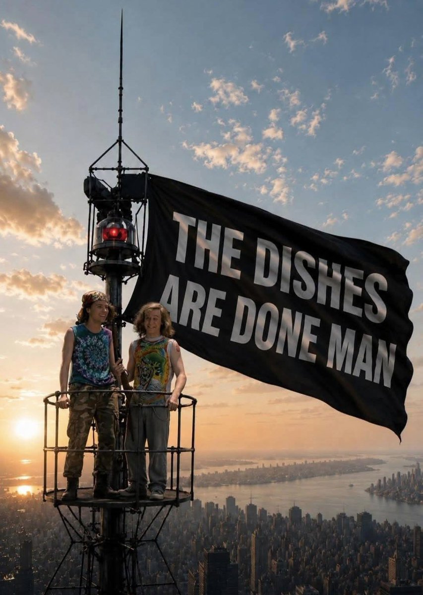 keithcoogan's tweet photo. The dishes are done, man! https://t.co/emT9dN3hBU