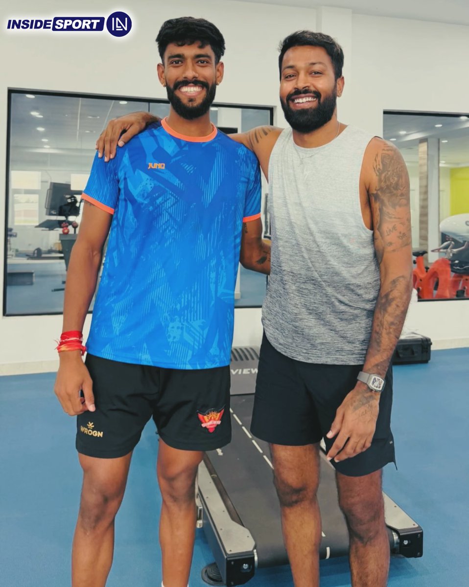 InsideSportIND's tweet photo. Praful Hinge alongside Hardik Pandya at the BCCI’s CoE in Bengaluru 🔥🏏
📸: Praful Hinge/ IG
#PrafulHinge #HardikPandya #BCCI #Insidesport #CricketTwitter https://t.co/jWCIKJ4SJv