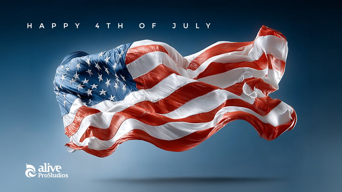 aliveprostudios's tweet photo. Happy 4th of July to our friends, partners, and customers across the United States. 🇺🇸 #4thofjuly #partnersuccess #aliveprostudios #javadahmadi https://t.co/GvfOFWepP5