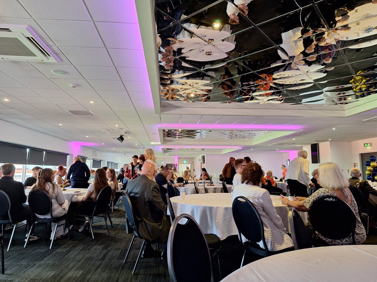 ROBIN_CALVERT's tweet photo. Robin at Blackpool FC. Community celebration (July 1 2026). https://t.co/mt6a2Lxy2n