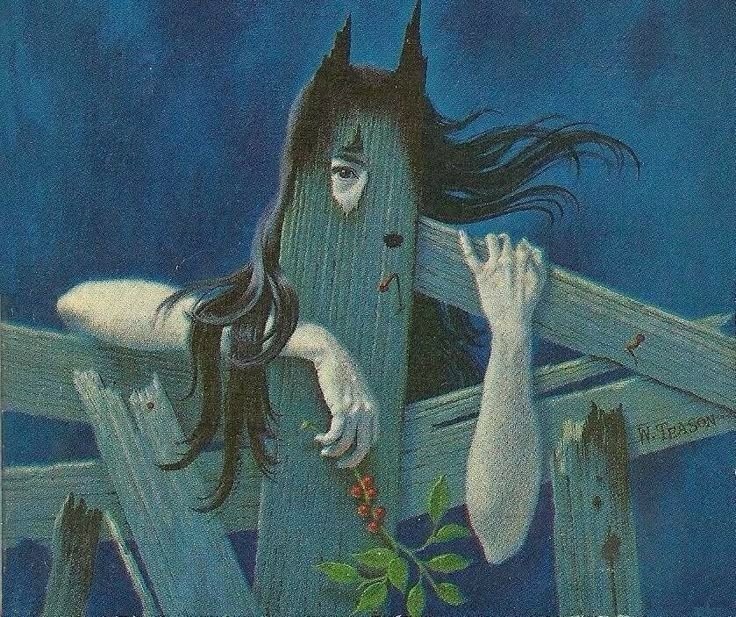 VickyGiavasi's tweet photo. Art by  Shirley Jackson https://t.co/EQIlsFwyOA