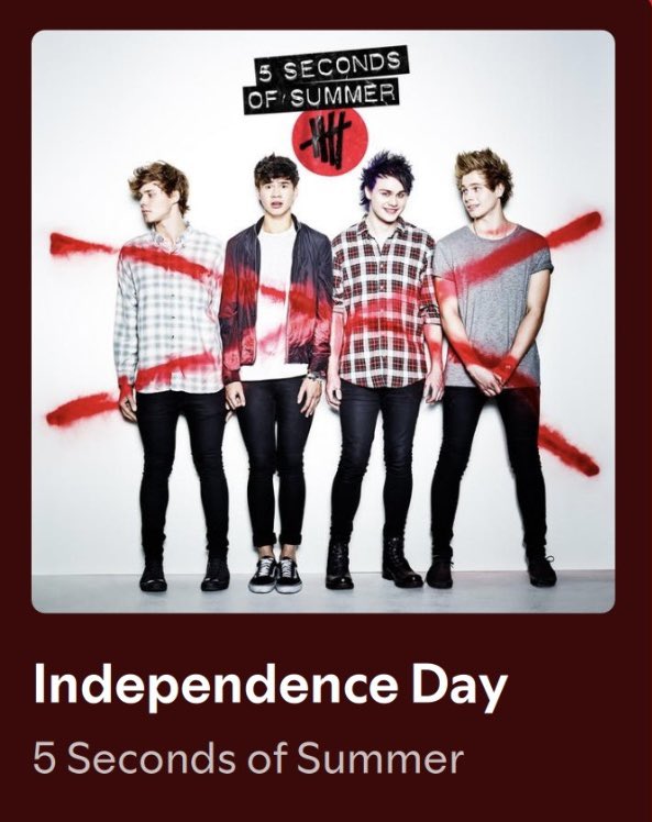 mawstens's tweet photo. happy 4th to these songs only https://t.co/Q218gqXQ1Q