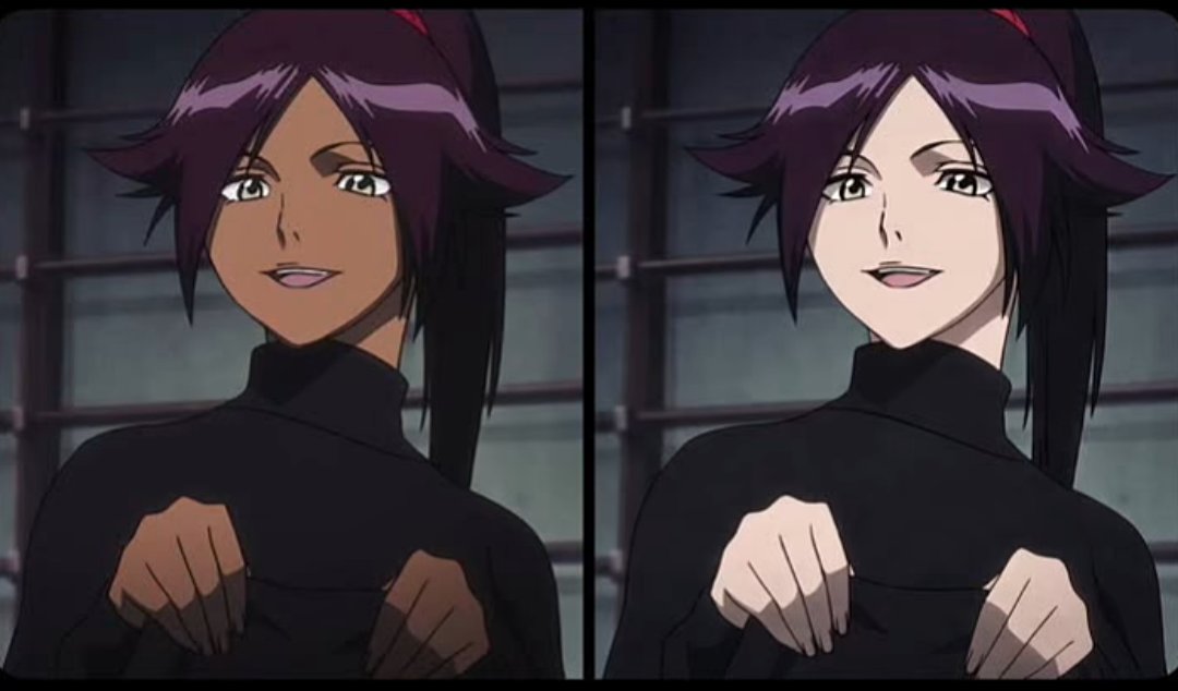 Retro_Bleach1's tweet photo. Yoruichi if she was White... https://t.co/sRm6MQz7UU