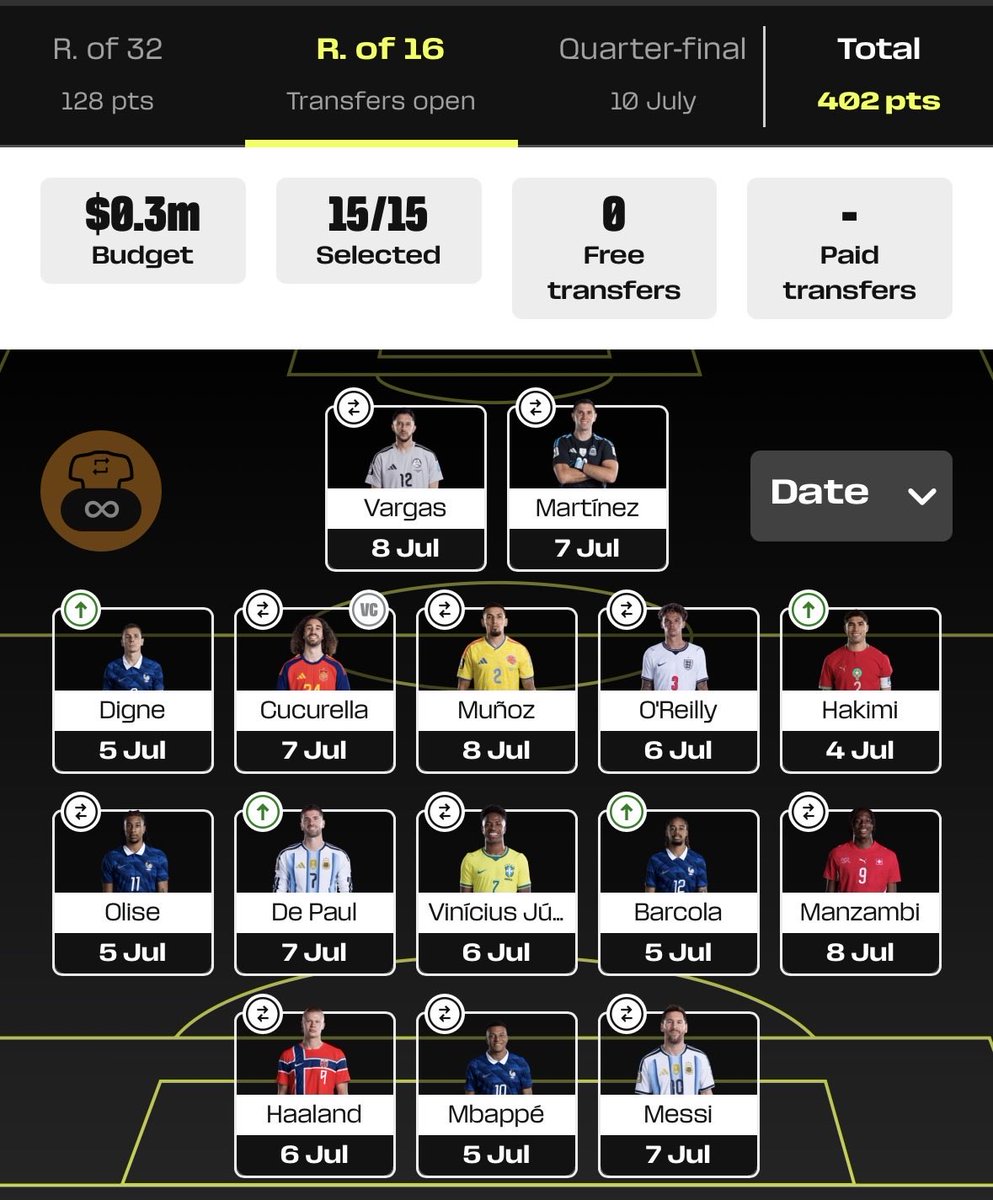 utc_kedar's tweet photo. @FPL__S7S Planning this (taking out Pulisic, Yamal, Medina, Laryea)

Thoughts? https://t.co/4x1XBM3LpB