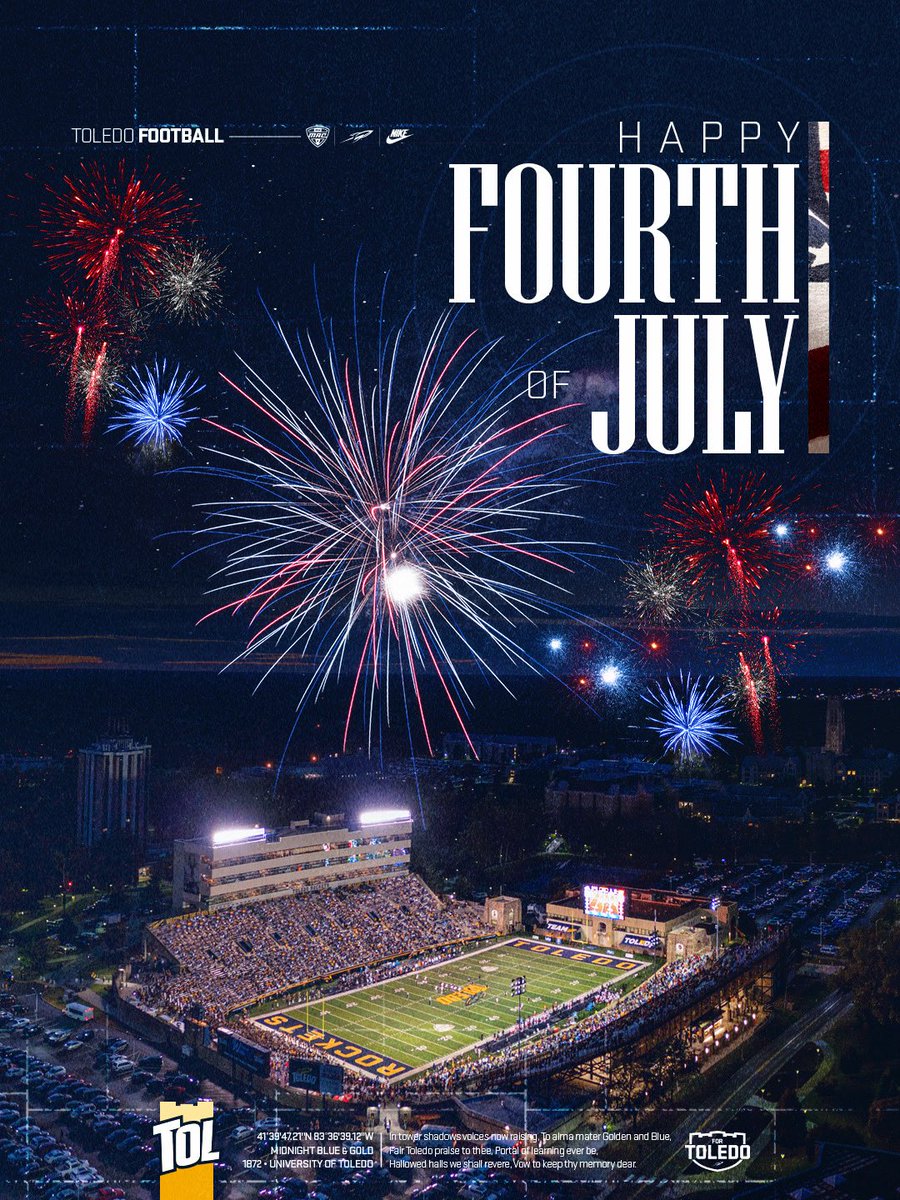 Rockets_Recruit's tweet photo. Happy Fourth of July❕🇺🇸

#TeamToledo 🚀🎆 https://t.co/5QI8E2YLvK