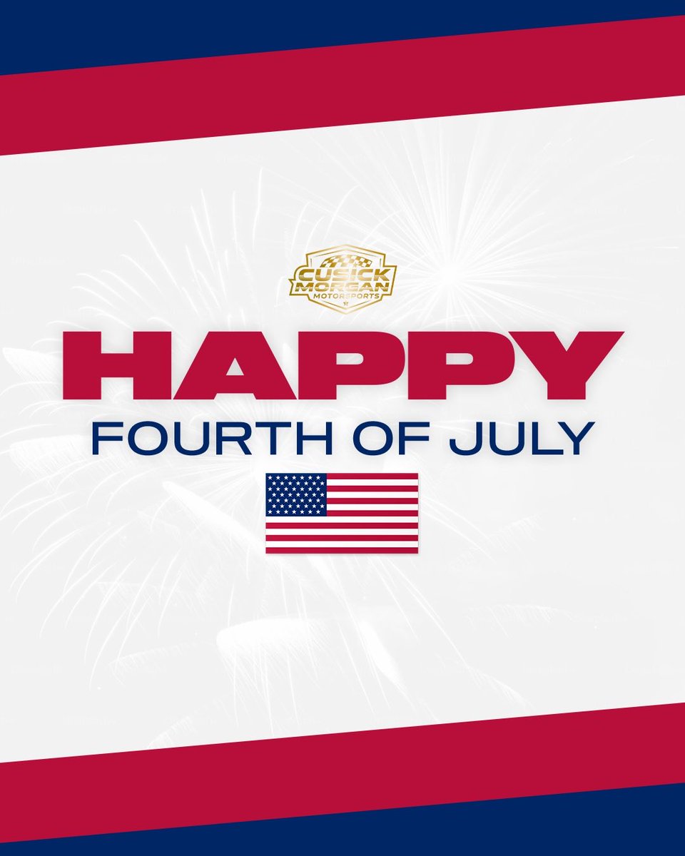 CusickMSports's tweet photo. Happy Birthday, America 🇺🇸 It's race day 🏁 https://t.co/YOSvrCVT5e