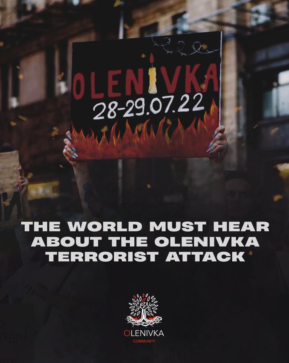 olenivkacom's tweet photo. 4 years. Olenivka.

Around the world, memorial events will be held to honor the victims of the Olenivka terrorist attack and to support the Ukrainian defenders who remain in russian captivity. 1/ https://t.co/yYeefifNxa