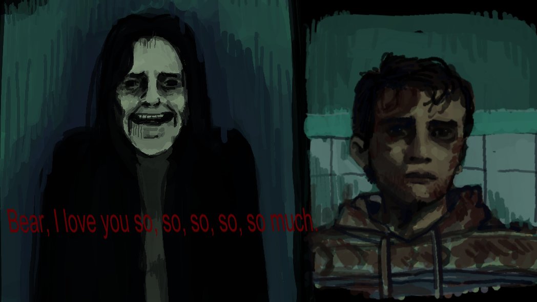 Darrell14__'s tweet photo. bear and nikki

#obsession #obsessionfanart #horror #horrorart https://t.co/E3BuRwGDL8