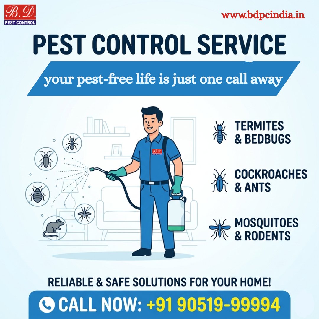 bdpcindia's tweet photo. B.D. Pest Control delivers professional pest control services across Kolkata with safe &amp; effective solutions. 🌐 https://t.co/OWsnEXhYna 
 #PestControl #Kolkata #TermiteControl #MosquitoControl #BedBugControl #RodentControl #BDPestControl https://t.co/izKC1eRmHD