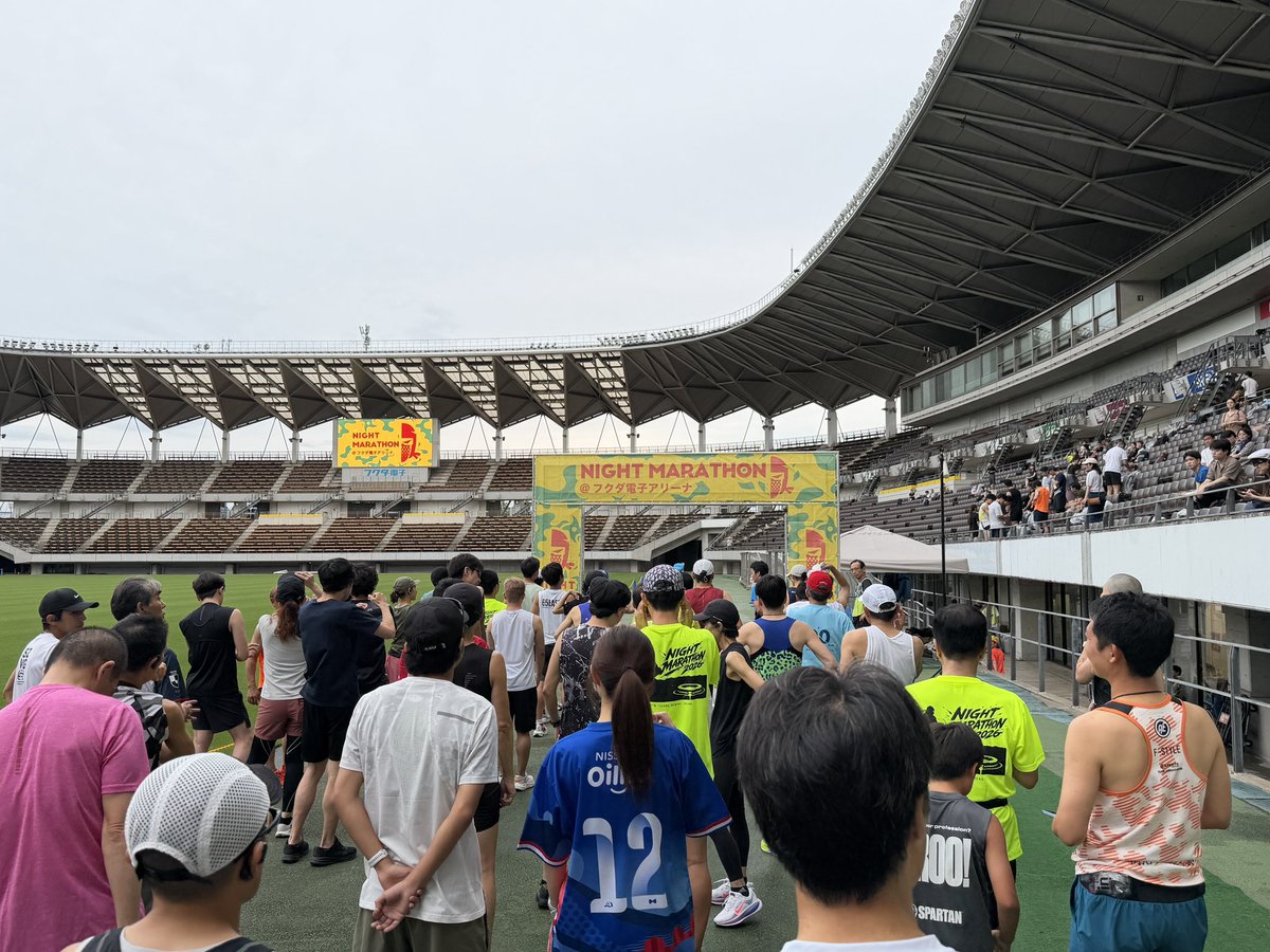 kaz012667's tweet photo. R8.7.4 NIGHT MARATHON @ フクダ電子アリーナ
ハーフマラソンPBを更新しました！ https://t.co/o34LoDbNOJ