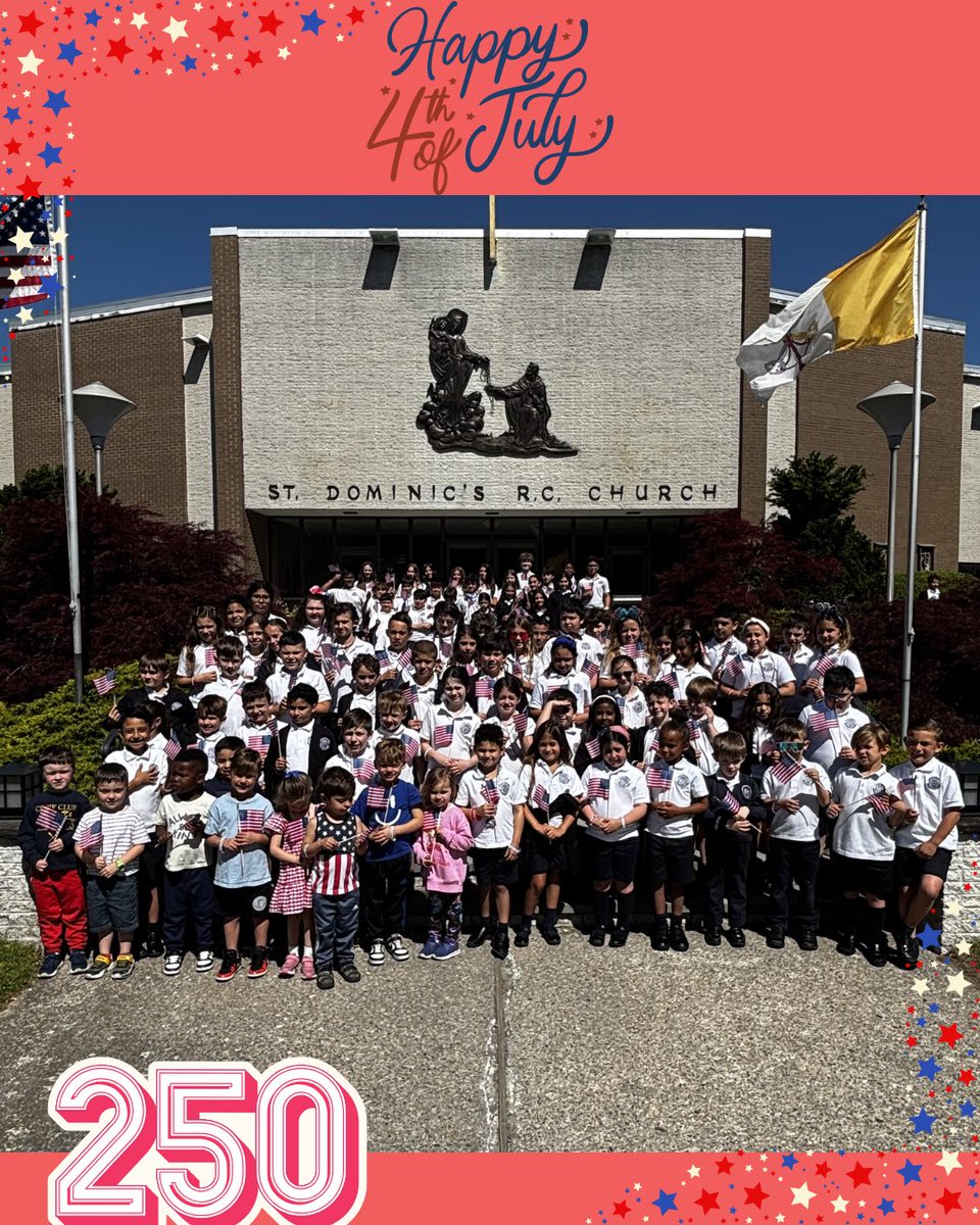 stdomsob's tweet photo. Happy Fourth of July! Today, we celebrate the freedoms we enjoy, honor those who have helped preserve them, and give thanks for the opportunities our nation provides. Wishing our entire school community a safe, happy, and meaningful Independence Day. #littledomsbighearts https://t.co/xiW6OpyC6r