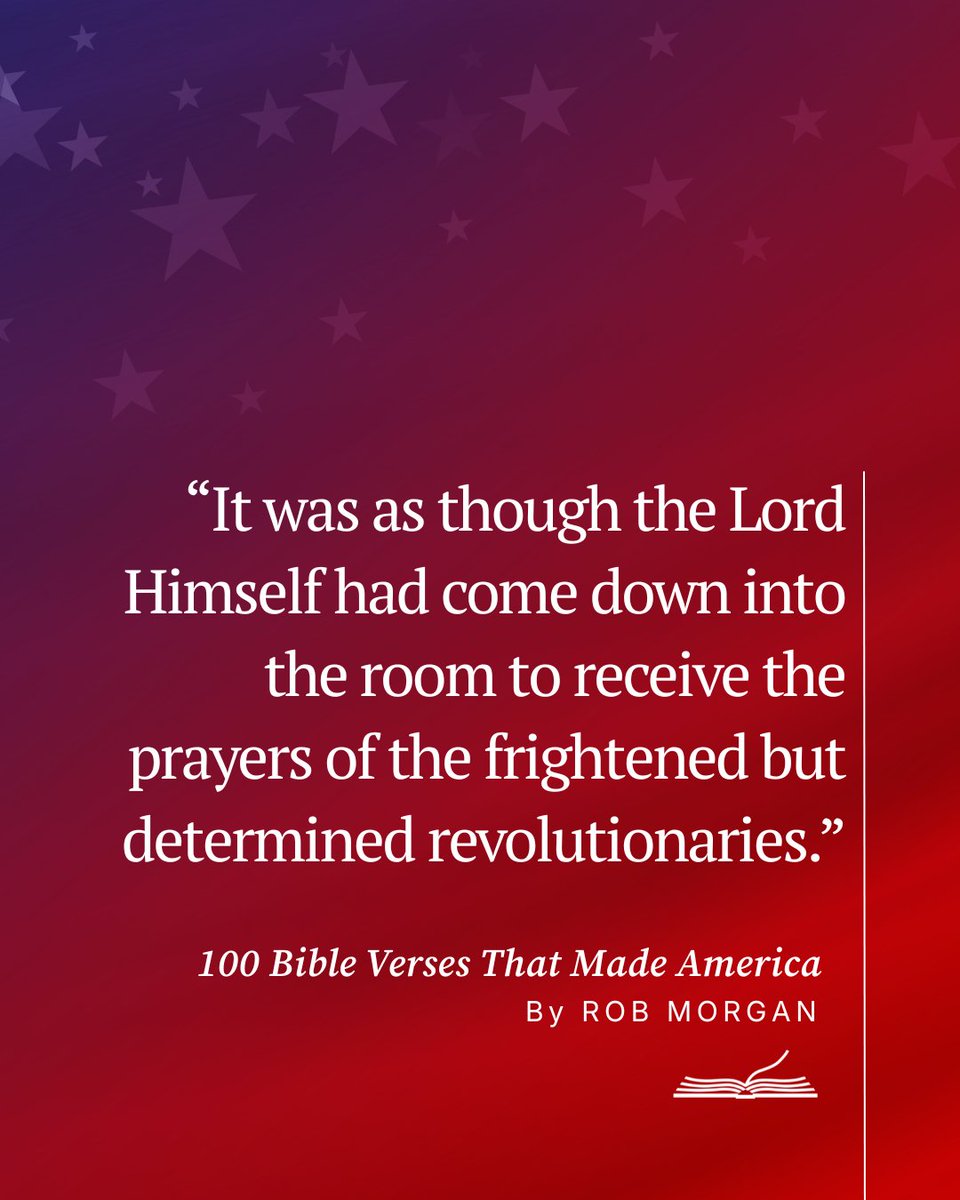davidjeremiah's tweet photo. Some moments quietly shape the course of history. Before the debates began and before the decisions were made, a room full of leaders paused together in prayer.

Continue reading in 100 Bible Verses That Made America by Robert J. Morgan. https://t.co/jbh93hS0el