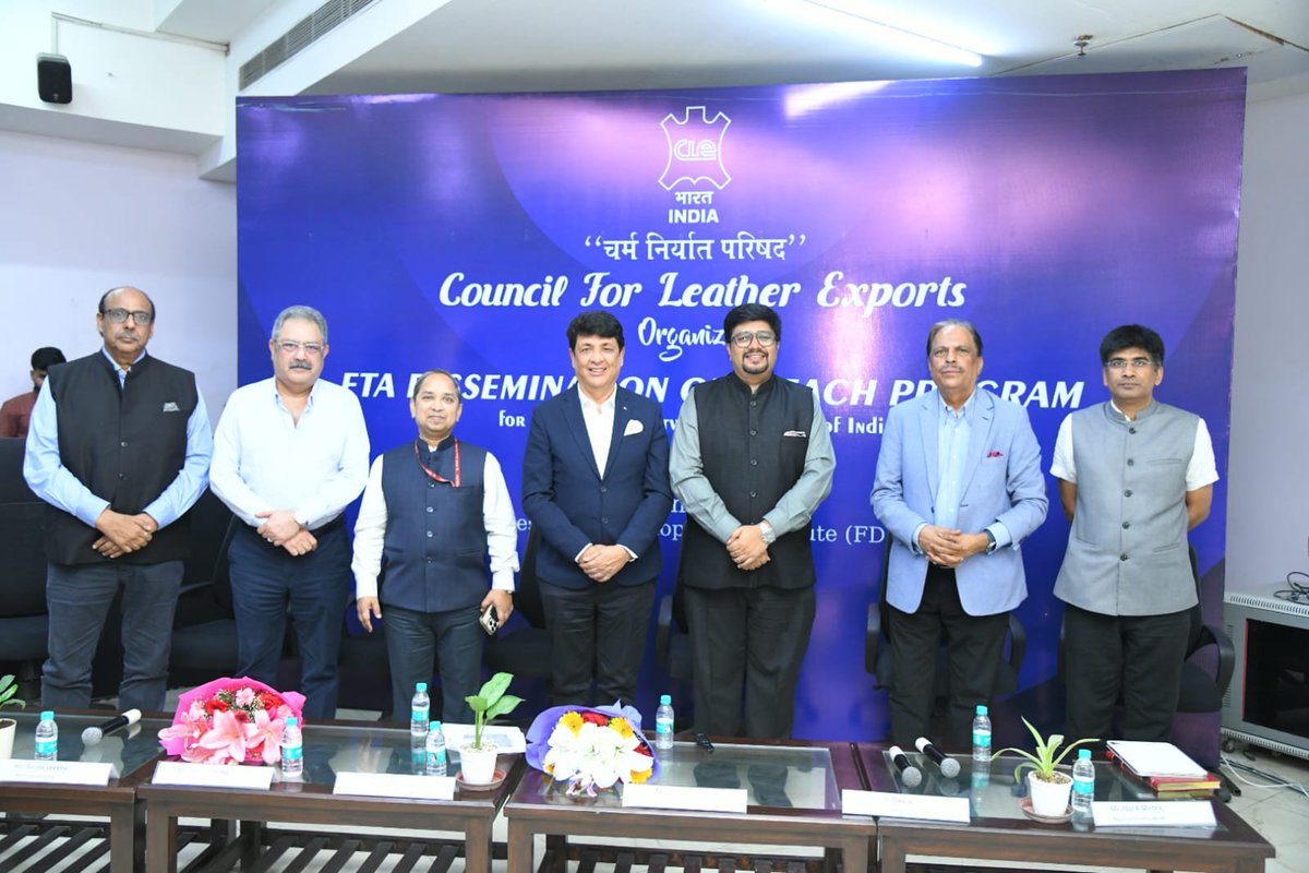 cle_india's tweet photo. CLE organised FTA Outreach programme in New Delhi on 3.7.26 wherein presentation was made on  the benefits of various FTAs.Shri Motilal Sethi,RC (North); Shri Vivek Sharma,MD,FDDI; Shri Puran Dawar,Chairman ,DCFLI; Shri Sanjay Leekha,Chairman ,LSSC &amp; industry members attended. https://t.co/uvSlVX88l4