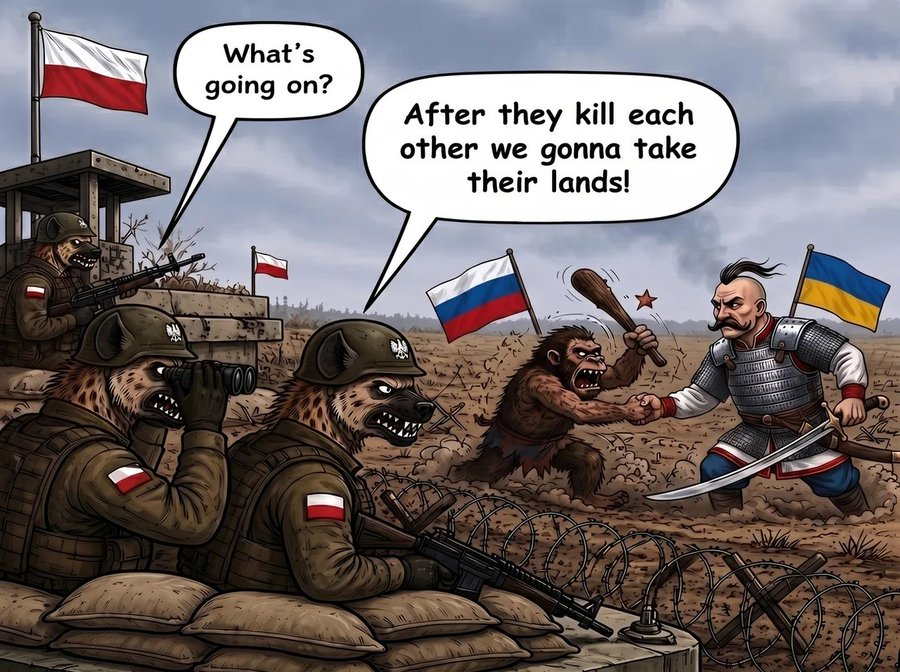 ElonMrazish's tweet photo. "Poland is a greedy Hyena of a Europe" (c) Winston Churchill 🧐 https://t.co/4SanlErQX0