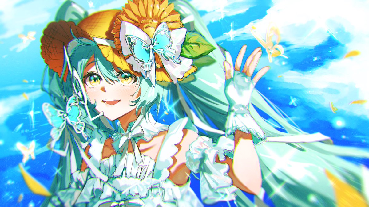 MeT61375931's tweet photo. 🌻🌻🌻　#マジカルミライ2026  #初音ミク https://t.co/aQs4AryysA