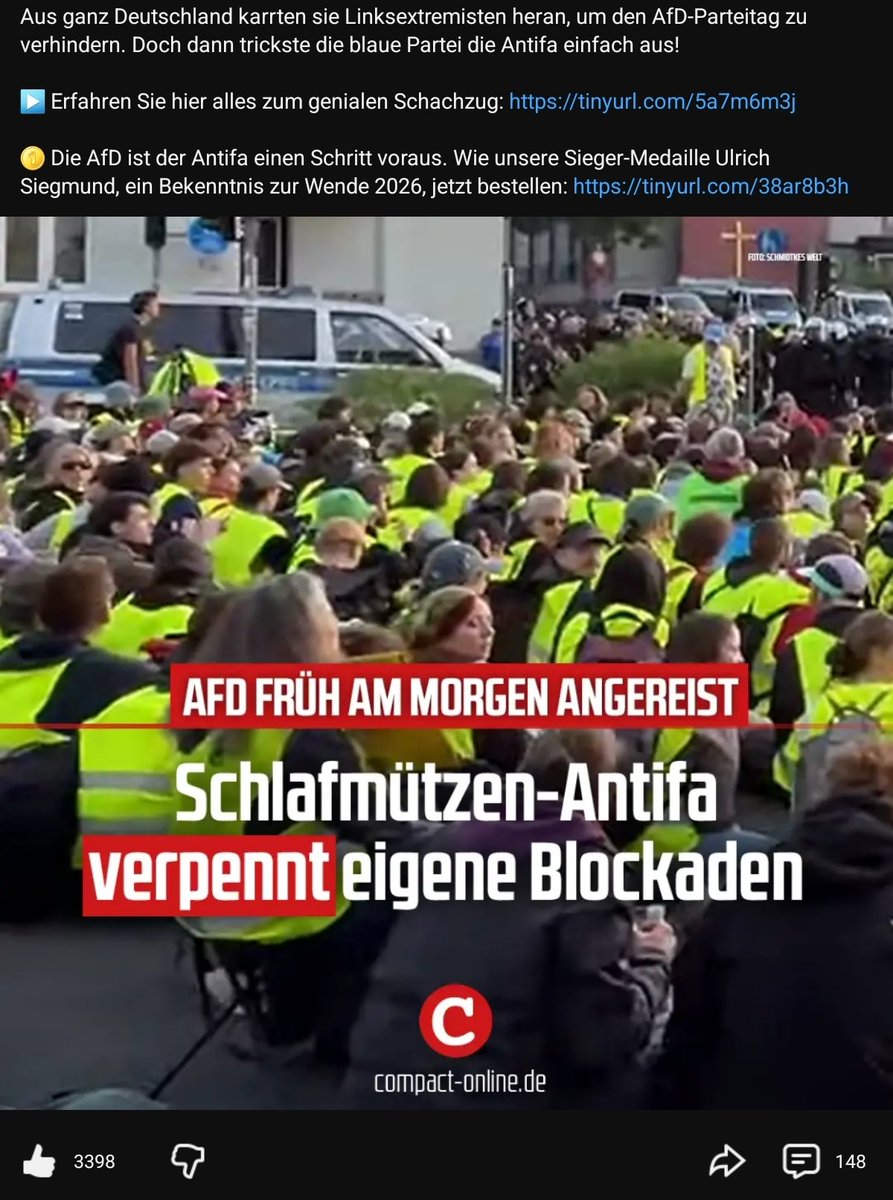 ThomasSchmidtQ's tweet photo. Was erwartet man von asozialen arbeitslosen Losern ? 🤷🏼‍♂️ Genau das. 😂
AfD #1 🇩🇪🙂‍↕️🇩🇪 https://t.co/b8rcrHwoaq