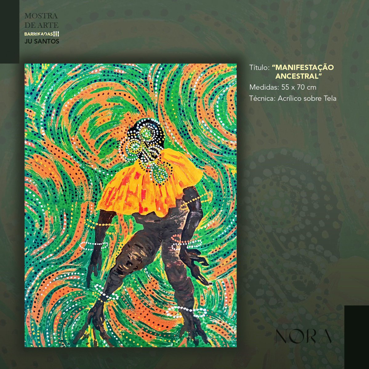 Proofless1's tweet photo. "Verdadeiras obras devem ser concebidas com fogo na alma, mas executadas com uma frieza clínica." (Miró)

A exibição segue patente no Café Nora. Visite. (Av. Patrice Lumumba, R/C, No 834 - Cidade de Maputo). https://t.co/caeCrUrSIX