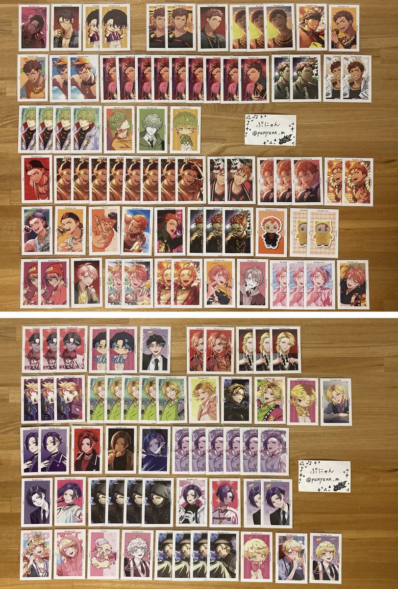 punyunn_m's tweet photo. 【交換】パラライ　Gプリ

譲　画像1〜3

求　画像4〜6

•コンプ目的のため各1で求めております
•郵送のみ

お声掛けの際、お求めのお品物に印をつけていただけますと幸いです…！

↓ https://t.co/TEoSdiuaIR