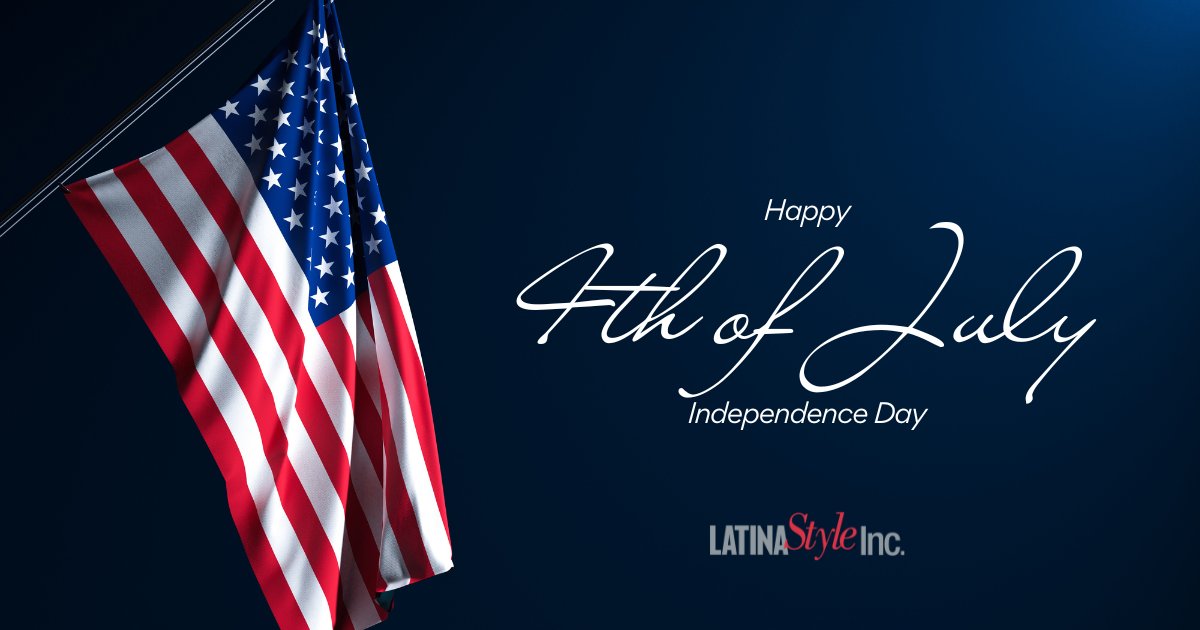 LATINAStyleMag's tweet photo. 🇺🇸 Happy Independence Day!
Today, we proudly celebrate 250 years of American Independence—a milestone that honors our nation's history, resilience, and opportunities.
#Happy4thOfJuly #America250 #250Years #IndependenceDay #LATINAStyle #EmpowerWomen https://t.co/mBEX5bAttp