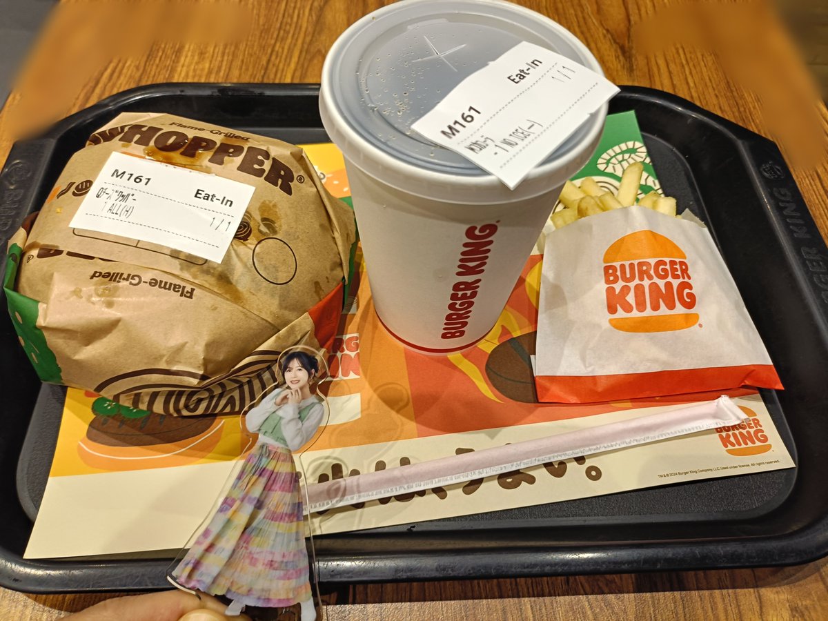wa_me's tweet photo. #いのりちゃんバーガーキングだよ
#キラキラ推し活日記 https://t.co/QRKj2yxjwU