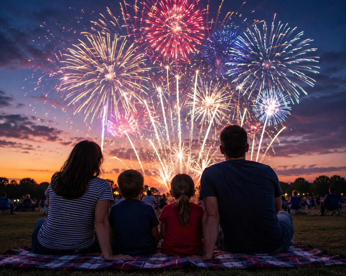 OKCPD's tweet photo. As our nation celebrates 250 years, we honor the generations who have defended our freedoms.

As you celebrate with family and friends, help keep the holiday safe:

▪️Leave fireworks to pros.
▪️Don't drive impaired.
▪️Suspicious activity, call 911.

Have a safe Fourth of July! https://t.co/sB9AEPVEhW