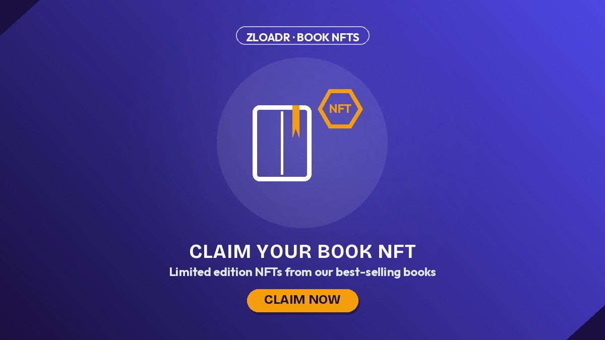 zloadr's tweet photo. π¦ Batch 2 just opened β 2,000 Book NFTs, zero cost to claim.
π https://t.co/6L1WdyIyYE
#NFTGiveaway #Web3 #Zloadr #CryptoArt #FreeGiveaway #NFTMarketplace #rwa #BookLovers https://t.co/14V78fgSgZ