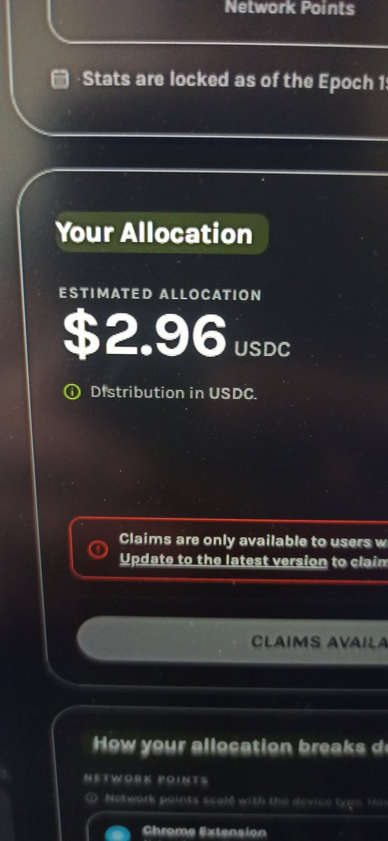 cryptoinspectr's tweet photo. My friend run Grass app both on PC and Android for 17 months , this is his allocation. 

Grass used his both mobile and residential IP and rent them as proxy and giving him 2.96 :) 

Somehow no state touches these thieves ! Weird !  #grass $grass https://t.co/c5KPOB0PBL