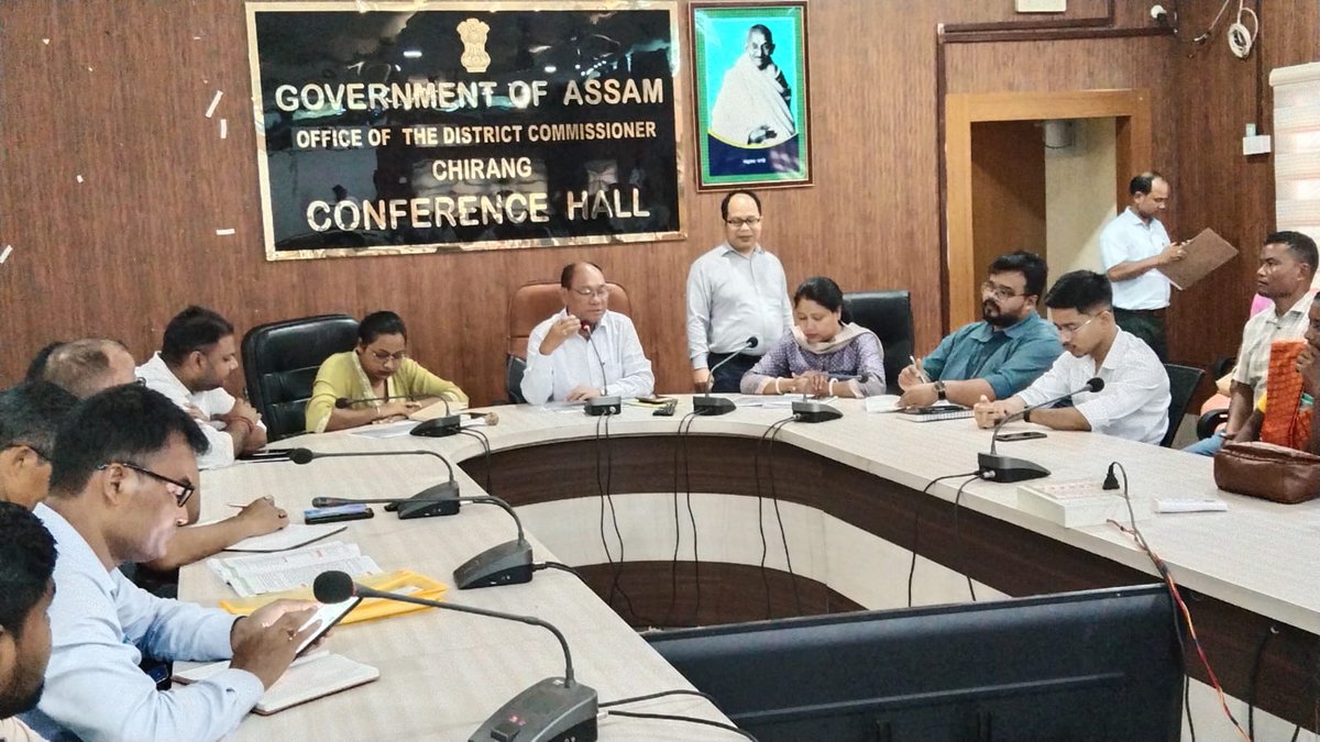 ChirangDc's tweet photo. The Office of the District Commissioner, Chirang, held a census awareness meeting where District Commissioner Shri Gakul Chandra Brahma, ACS highlighted the importance of census data for planning and policy formulation. https://t.co/JJrg1vfbvd