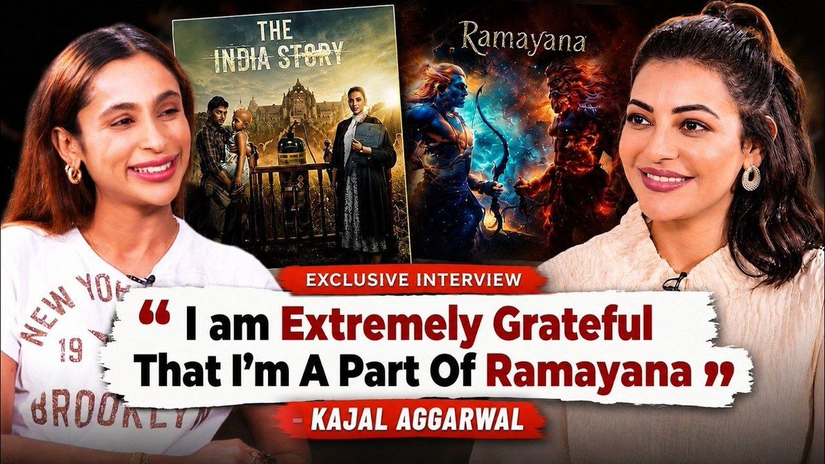 KajalInterviews's tweet photo. Kajal Aggarwal Exclusive: Ramayan, The India Story, Social Media &amp; Career Journey | Full Interview
#kajalaggarwal @MsKajalAggarwal #TheIndiaStory https://t.co/boSVNePbG2