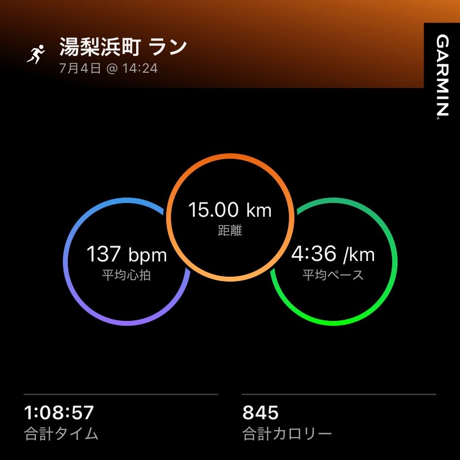 mouse001knz's tweet photo. 休日15.00km1:08:57(4:36/km) https://t.co/KtFJYhiJrw