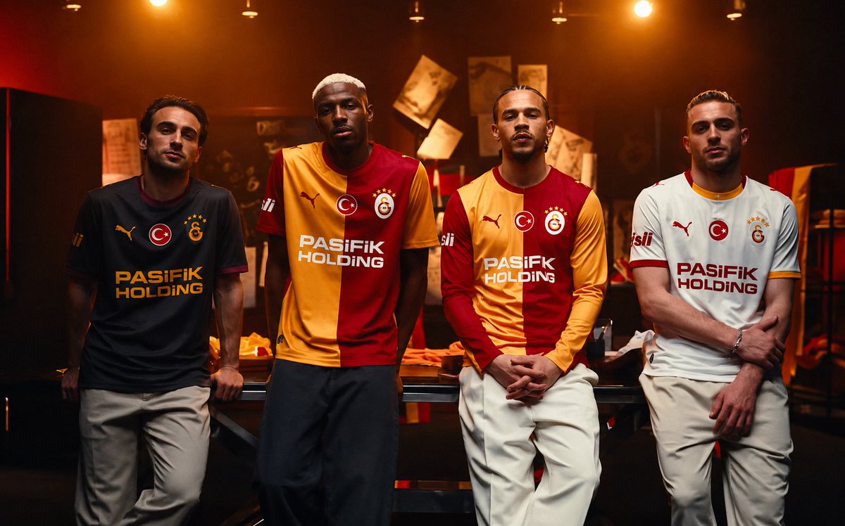 Gio_YA11's tweet photo. Voici les nouveaux maillots et flocages de Galatasaray pour la saison 2026/27 ! 👀

Vous leur donnez quelle note sur 10 ? https://t.co/h21fabXHRM