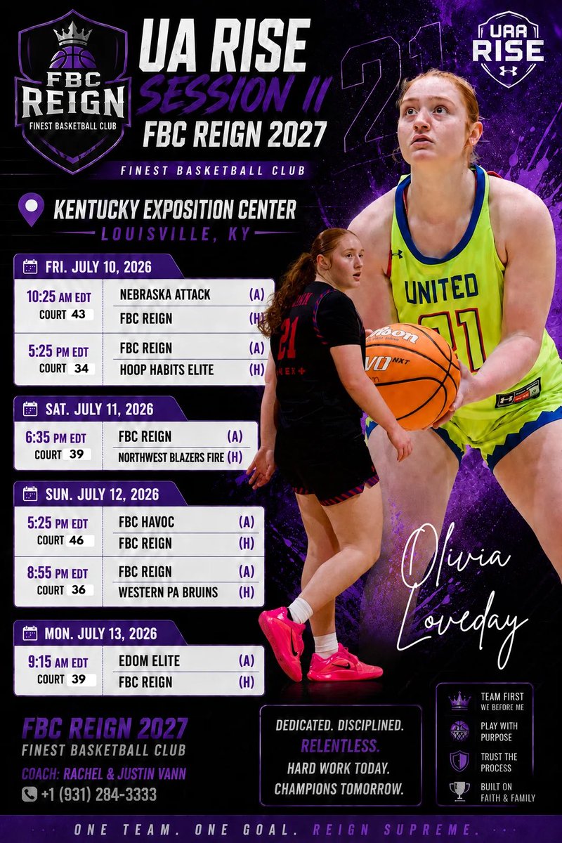 livloveday_21's tweet photo. Ready for @UARiseGirls Session II @2027Fbcreign @TFNsRun4Roses  
🗓️July 10-13 
@FiveStateHoops @rfvann24 @CoachVann35 https://t.co/SDuRldiVWr