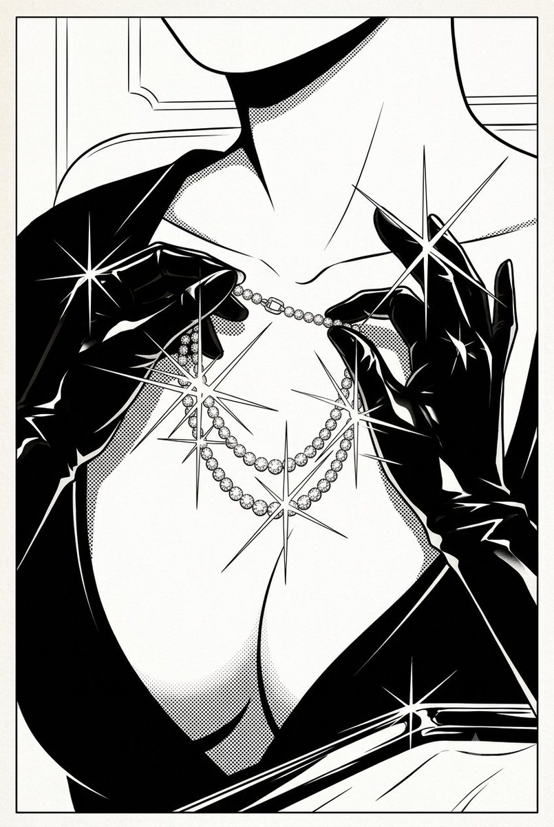Moncichocolat's tweet photo. @Titantics Wonderful prompt !

"Vintage anime jewellery " https://t.co/TfoaNA9eAW