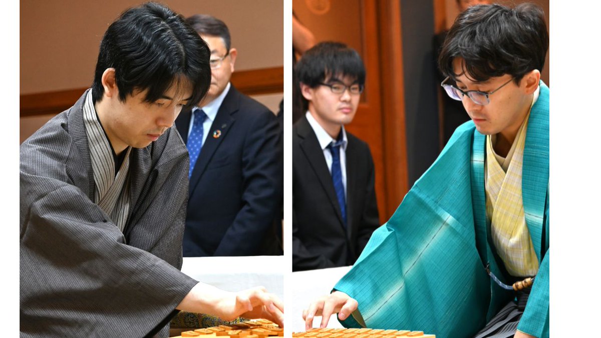 ats_bunka's tweet photo. https://t.co/SOkpAFgKBh
将棋の藤井聡太王位＝六冠＝に伊藤匠二冠が挑む第６７期王位戦第１局が４日、浜松市の浜松八幡宮楠倶楽部で開幕。同日夕、伊藤二冠が７２手目を封じて１日目を終えました。角換わりの激しい展開となっています。＃藤井聡太　＃伊藤匠　＃王位戦　＃浜松 https://t.co/hptYgUQmen