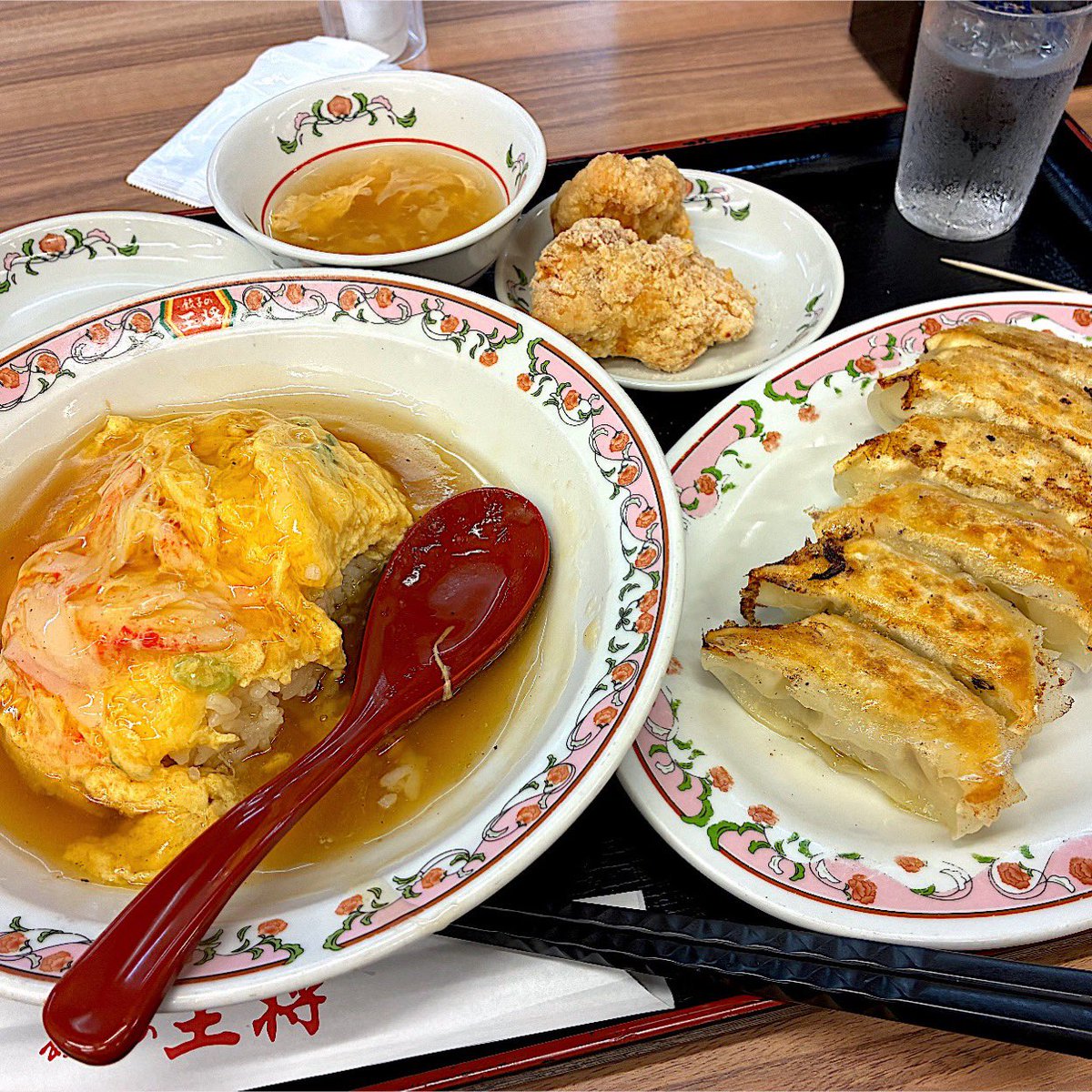 80chikako's tweet photo. 天津飯定食
260704
#天津飯定食　#天津飯　#餃子　#定食 https://t.co/vwkngm69f0