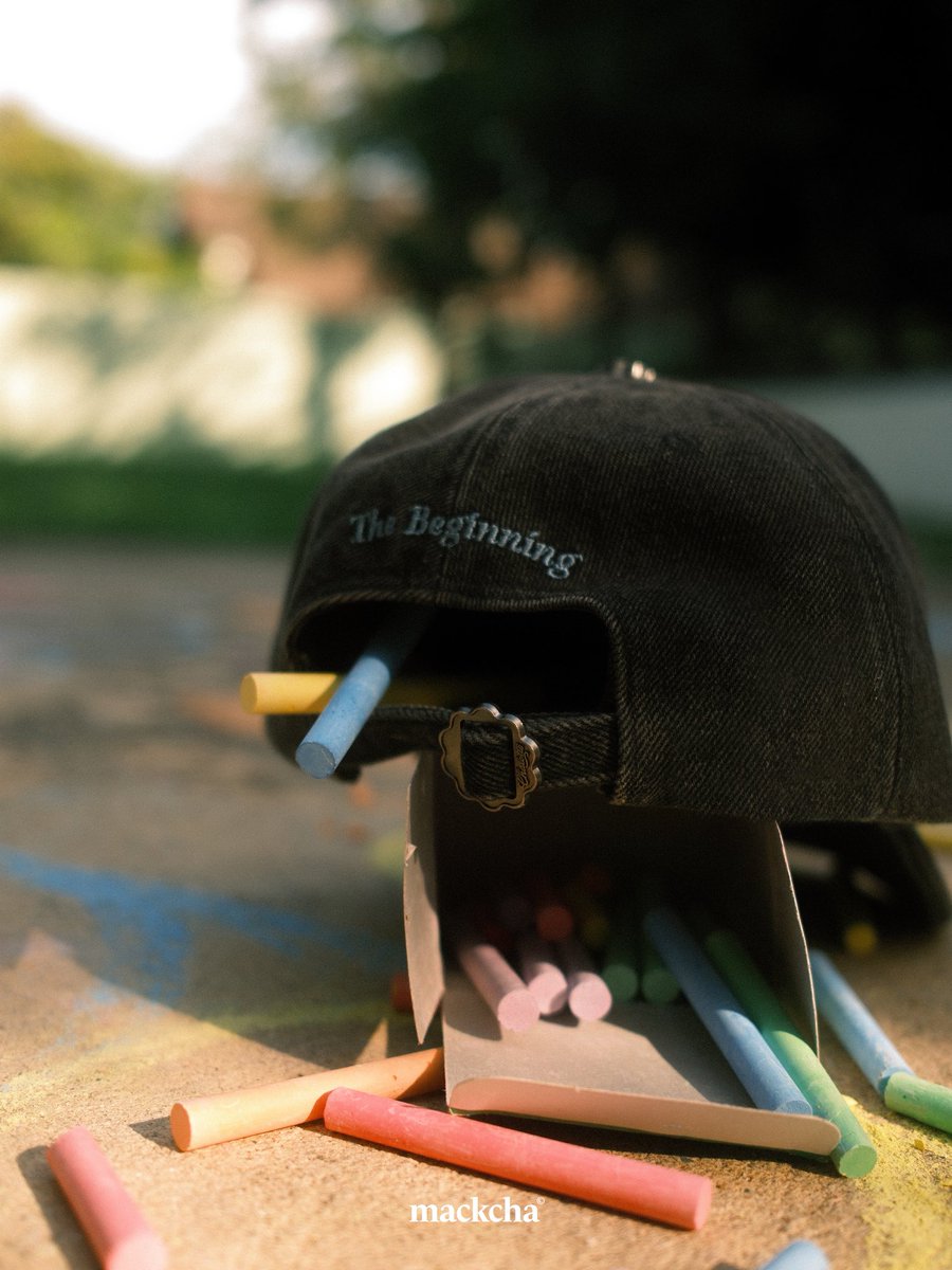 mackchastore's tweet photo. Available NOW! 
The Beginning Collection — Where everything quietly starts.
 • Chalotte Washed Black Denim Cap
 • Price : 990 THB

🛒Order via LINE SHOP @mackchastore

#Mackcha #Chalotte https://t.co/7x9jZjaaYj