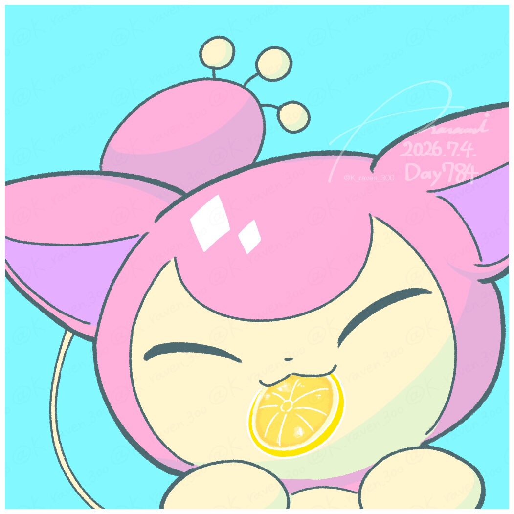 K_raven_300's tweet photo. Day 784🔶レモン
1日1エネコ #Skitty  #ポケモンイラスト https://t.co/D6BxUY1pnW