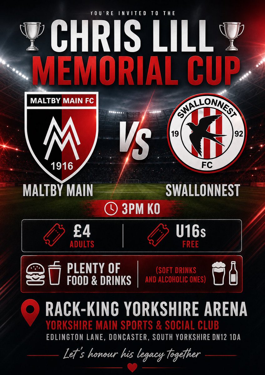 NickBucco1's tweet photo. 3pm KO if you want your football fix  @maltbymainfc @Swallownest_fc @utdcos @NonLeagueCrowd @NonLeagueGuys @TonyToony31 @Joeskelton1620 https://t.co/RsF1HHNd1G