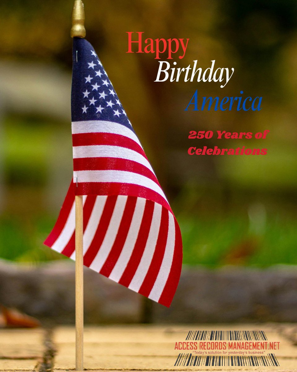 AccessRecordsS's tweet photo. Happy 4th of July! Wishing everyone a safe and joyful holiday as we celebrate 250 years of American Independence with our loved ones. Enjoy the festivities! Also, a very special shoutout: Happy 95th Birthday to Grandma Donna! 🎉❤️ https://t.co/J6a3vxhQQQ