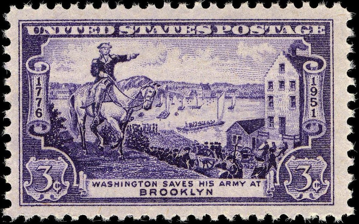 WayneinRome's tweet photo. In honor of my nation's 250th Independence Day here's my favorite story from the American Revolution: The Battle of Brooklyn/Long Island 🗽

The war was in full swing. The first shots were fired at Lexington &amp; Concord 16 months prior, where the British retreated 50 miles... https://t.co/lbvysiMvjC