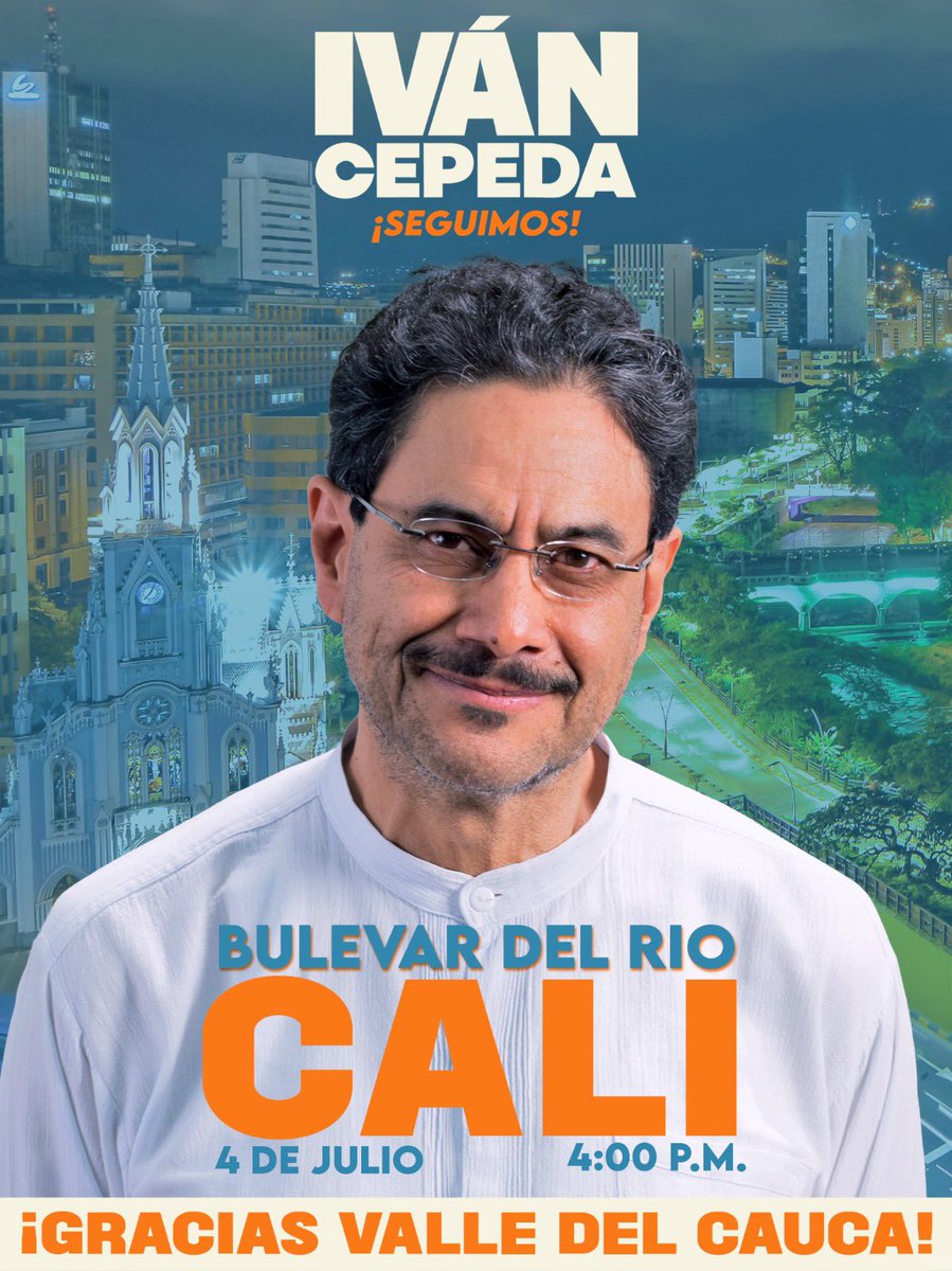 IvanCepedaCast's tweet photo. HOY ESTARÉ EN CALI https://t.co/WnDHXGmFg7