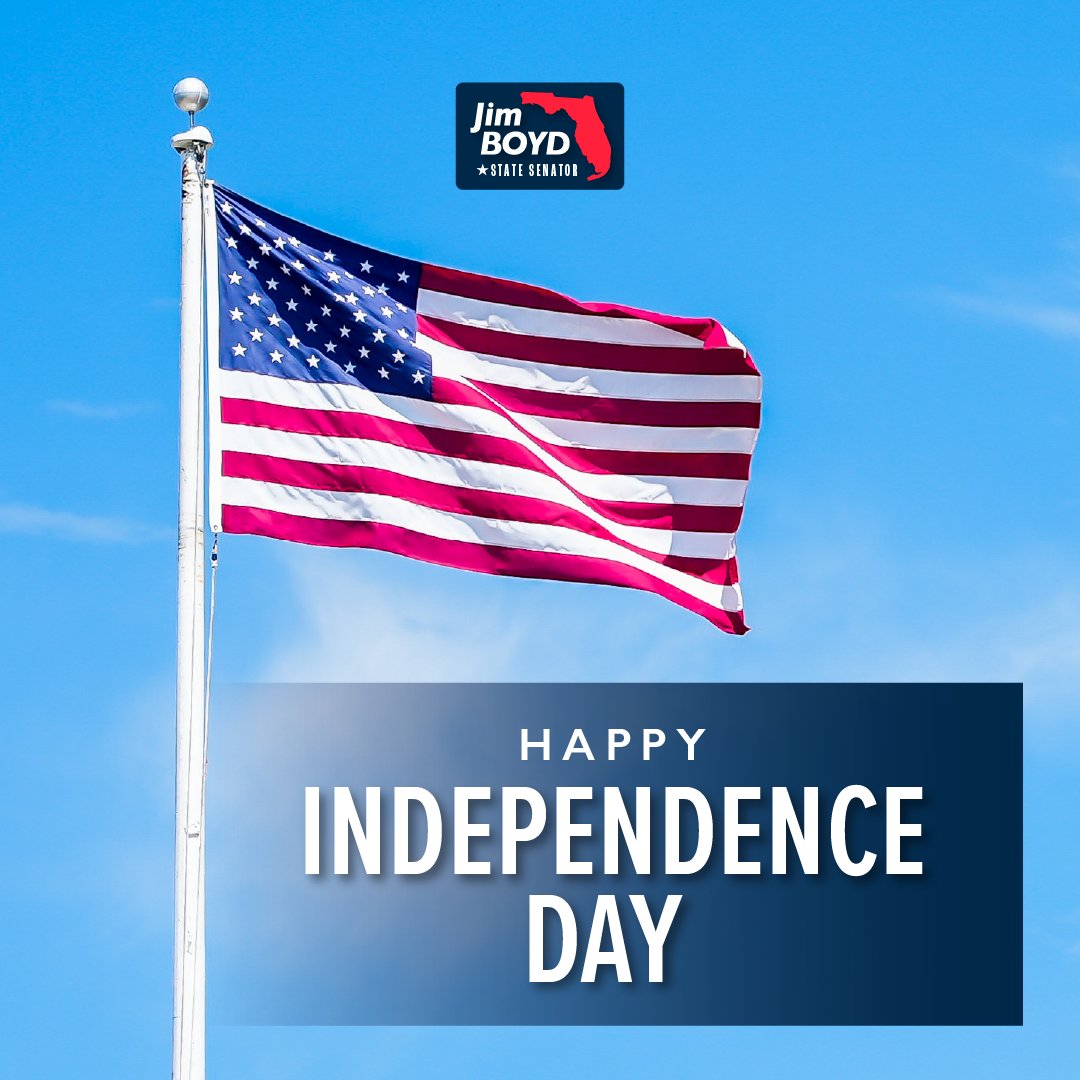 JimBoydFL's tweet photo. Home of the Free, because of the Brave. Happy Independence Day! 🇺🇸 #America250 https://t.co/peH8L1965U